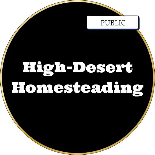 High-Desert Homesteading circle cover