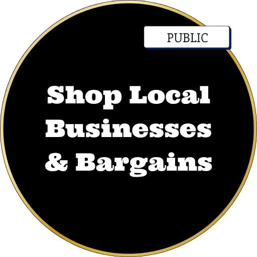 Shop Local Businesses & Bargains circle cover